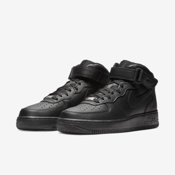 Nike Air Force 1 Mid '07 - Férfi Utcai Cipő - Fekete/Fekete/Fekete